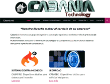 Tablet Screenshot of cabania.net